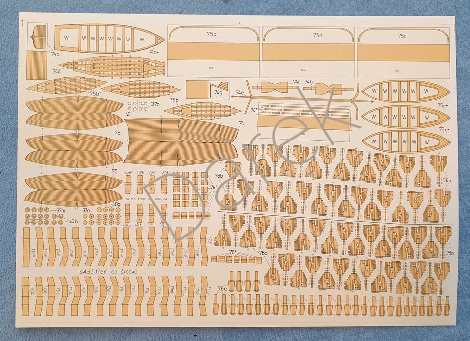 FlyModel nr 120 USS Constitution