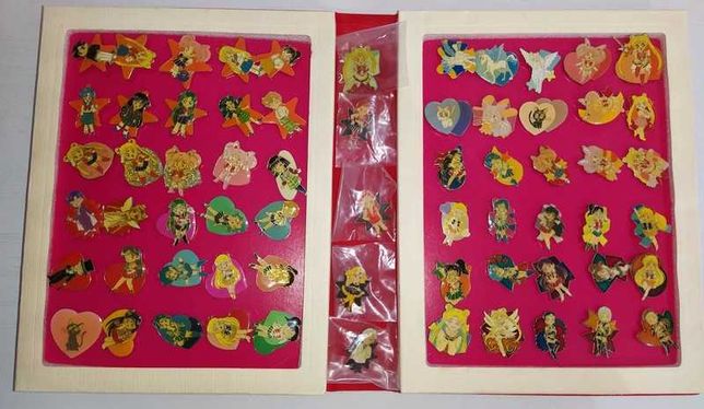 Sailor Moon Collection of Kanebo Miracle Lottery Pins (1995)