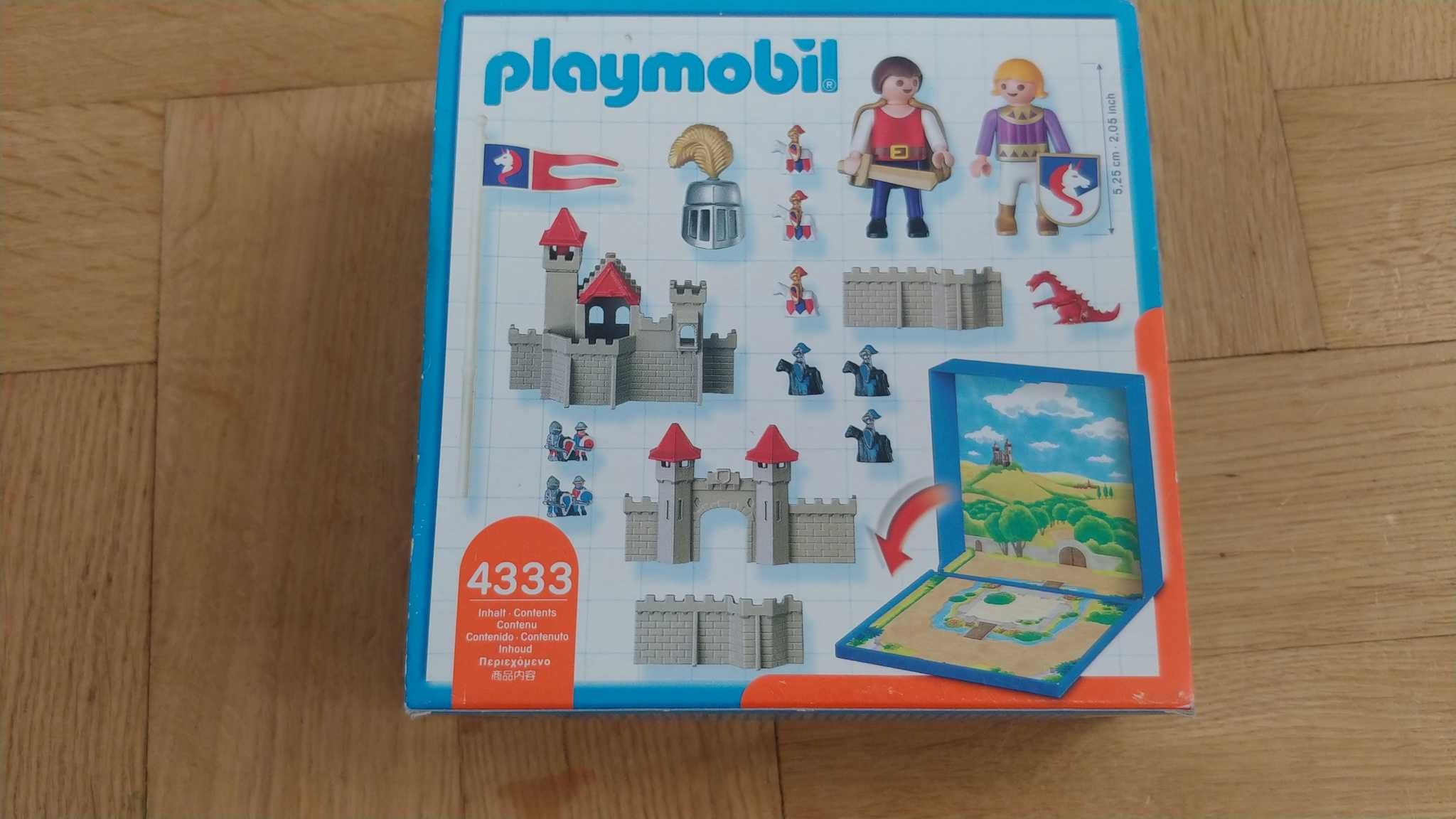 Playmobil micro klocki magnetyczne 4333 Zamek i rycerze