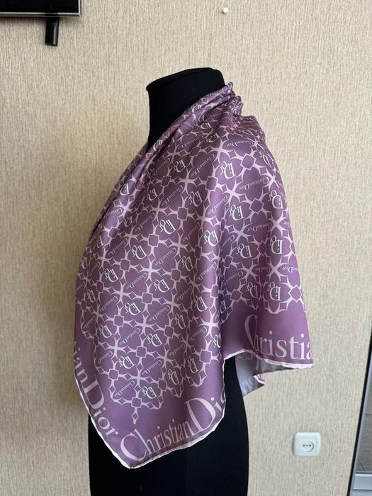 Шовкова хустка christian dior, шовк, шов роуль