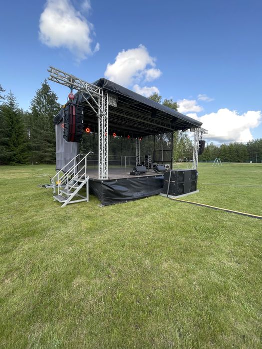 Wynajem Scena mobilna - nagłośnienie NAV - piknik event festyn najazdy