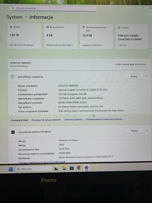 Komputer gamingowy jak nowy KOMPLET