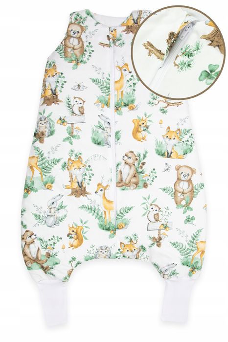 Ocieplany Śpiworek Z Nogawkami 68-86 S Wzory!!!