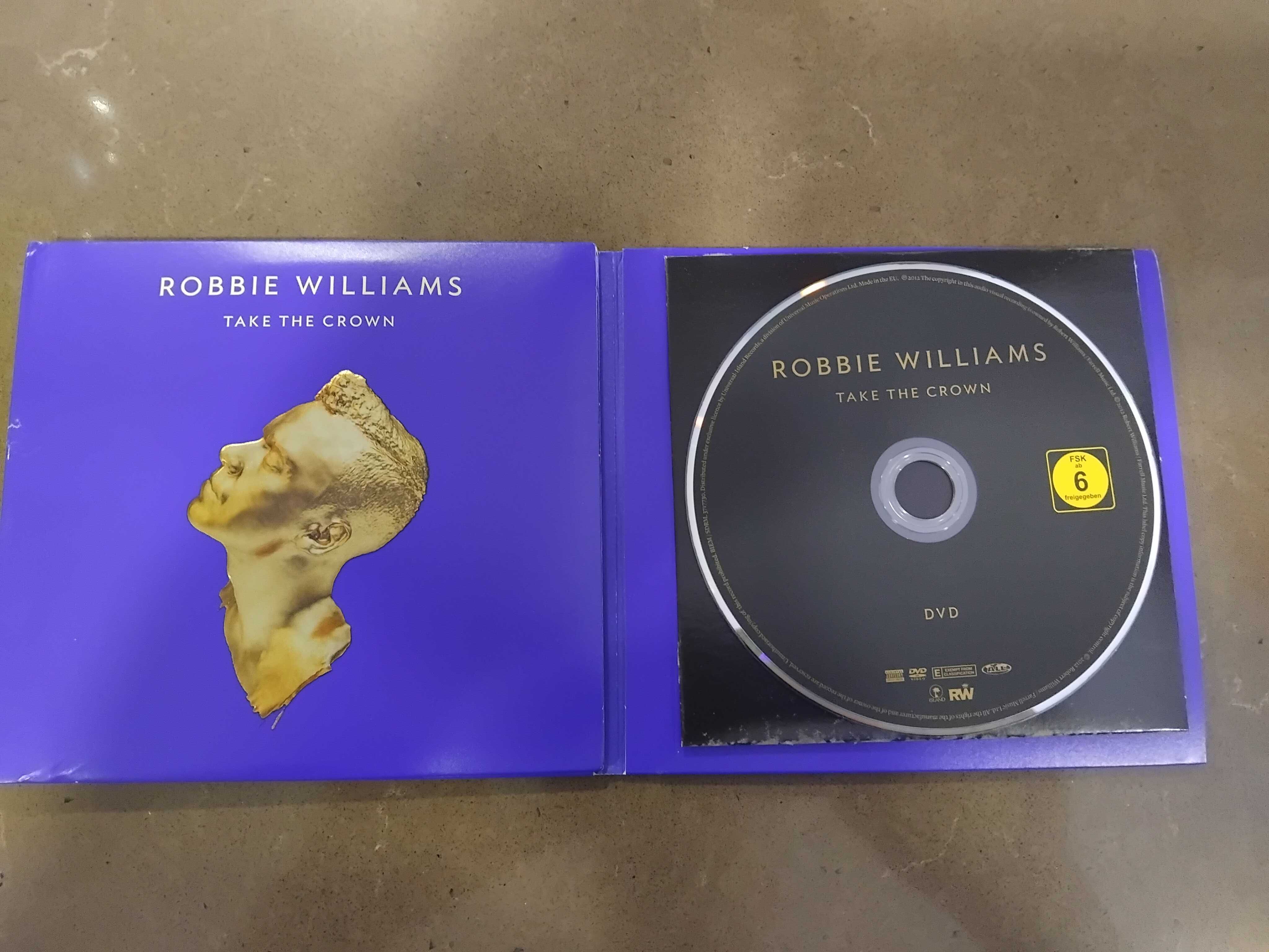 Robbie Williams em cd e dvd novo
