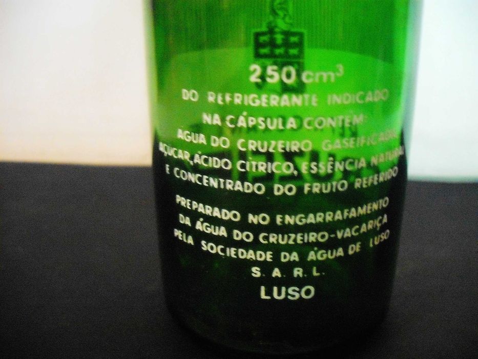 Garrafa antiga dos Refrigerantes Cruzeiro - Pirogravada