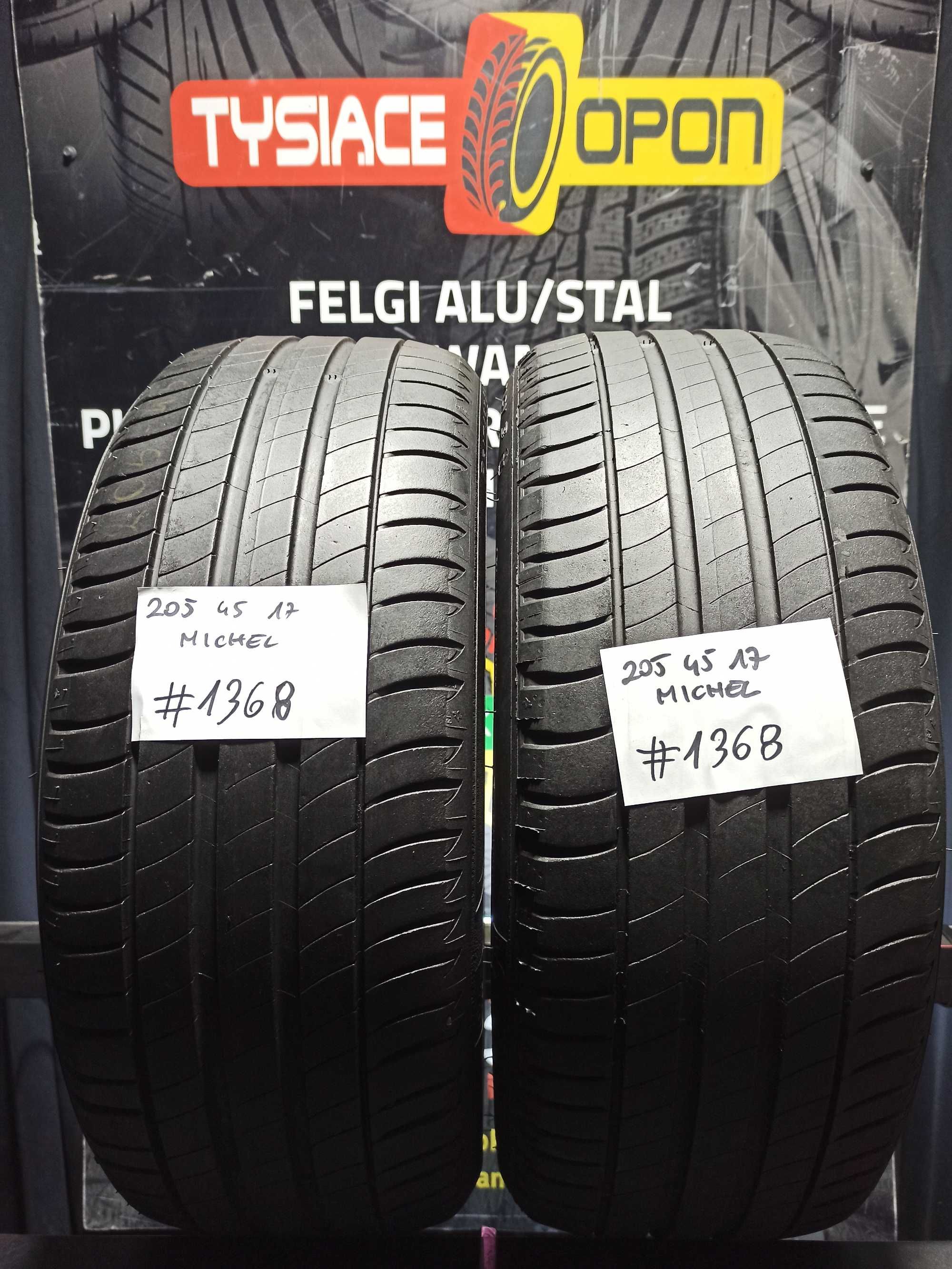 Opony Letnie 205/45/17 MICHELIN PRIMACY #1368
