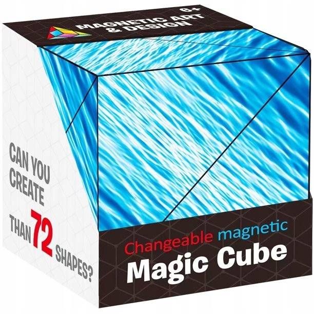 Układanka Kostka Gra Logiczna Magnetyczna Magic Cube Fidget