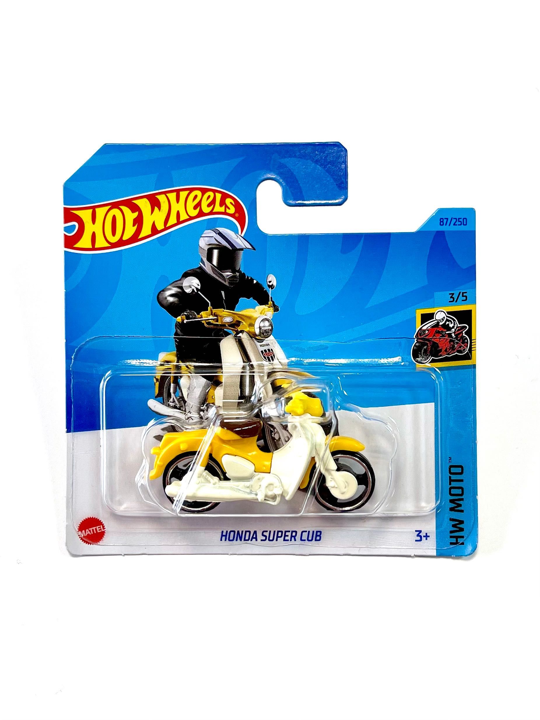 Hot Wheels motor skuter Honda Super Cub żółta hotwheels matchbox NEW