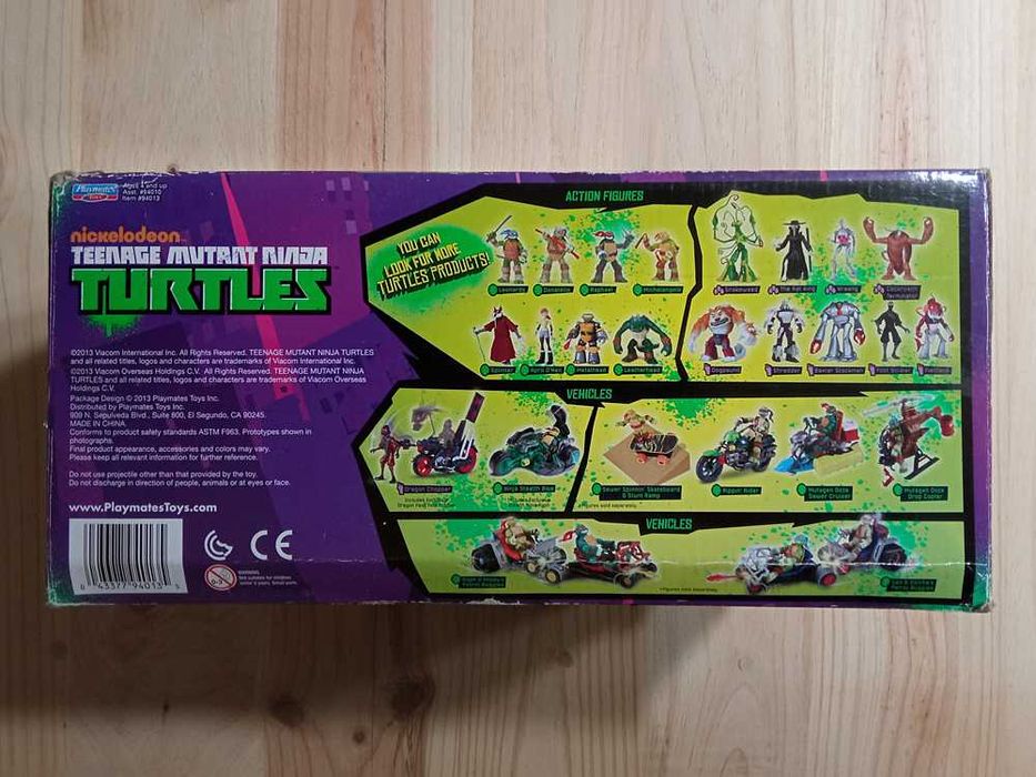 Caixa Teenage Mutant Ninja Turtles Shellraiser