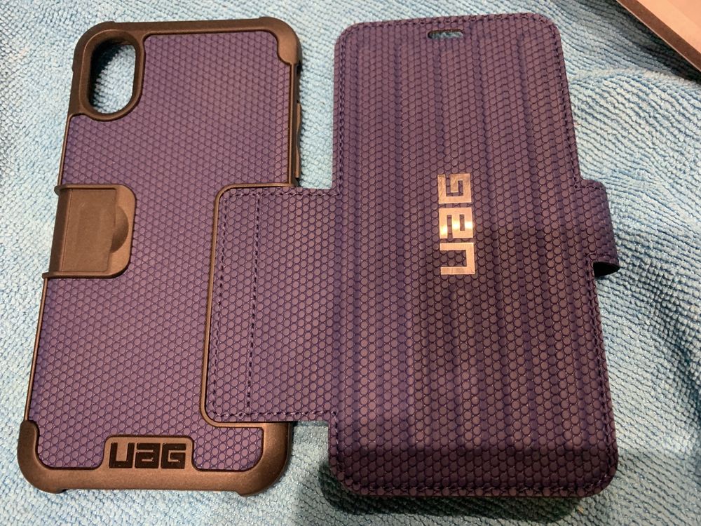 UAG Metropolis Iphone X / XS противоударный тактический чехол книжка