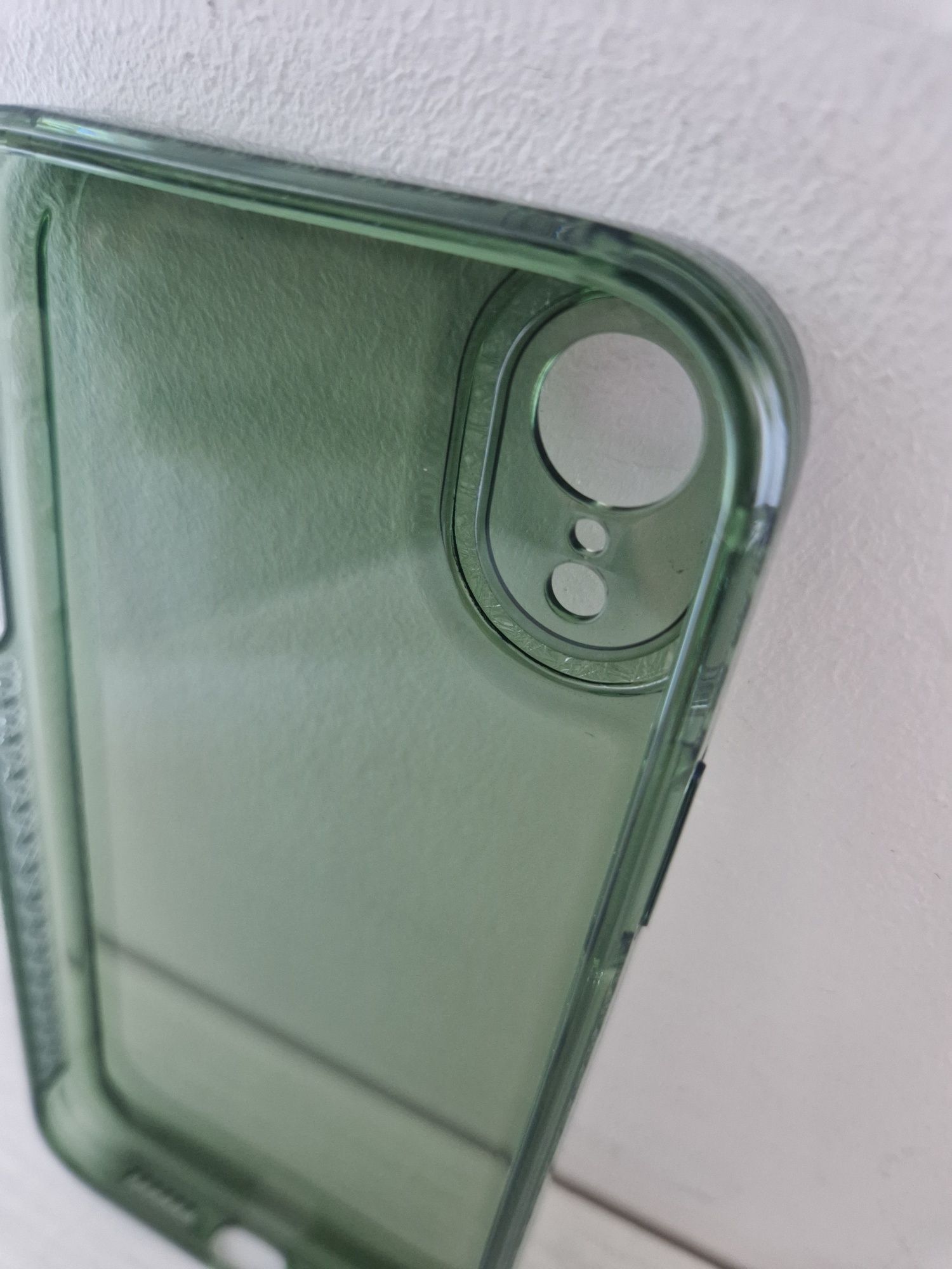 Etui Crystal Diamond 2mm Case do Iphone XR Przezroczysty zielony