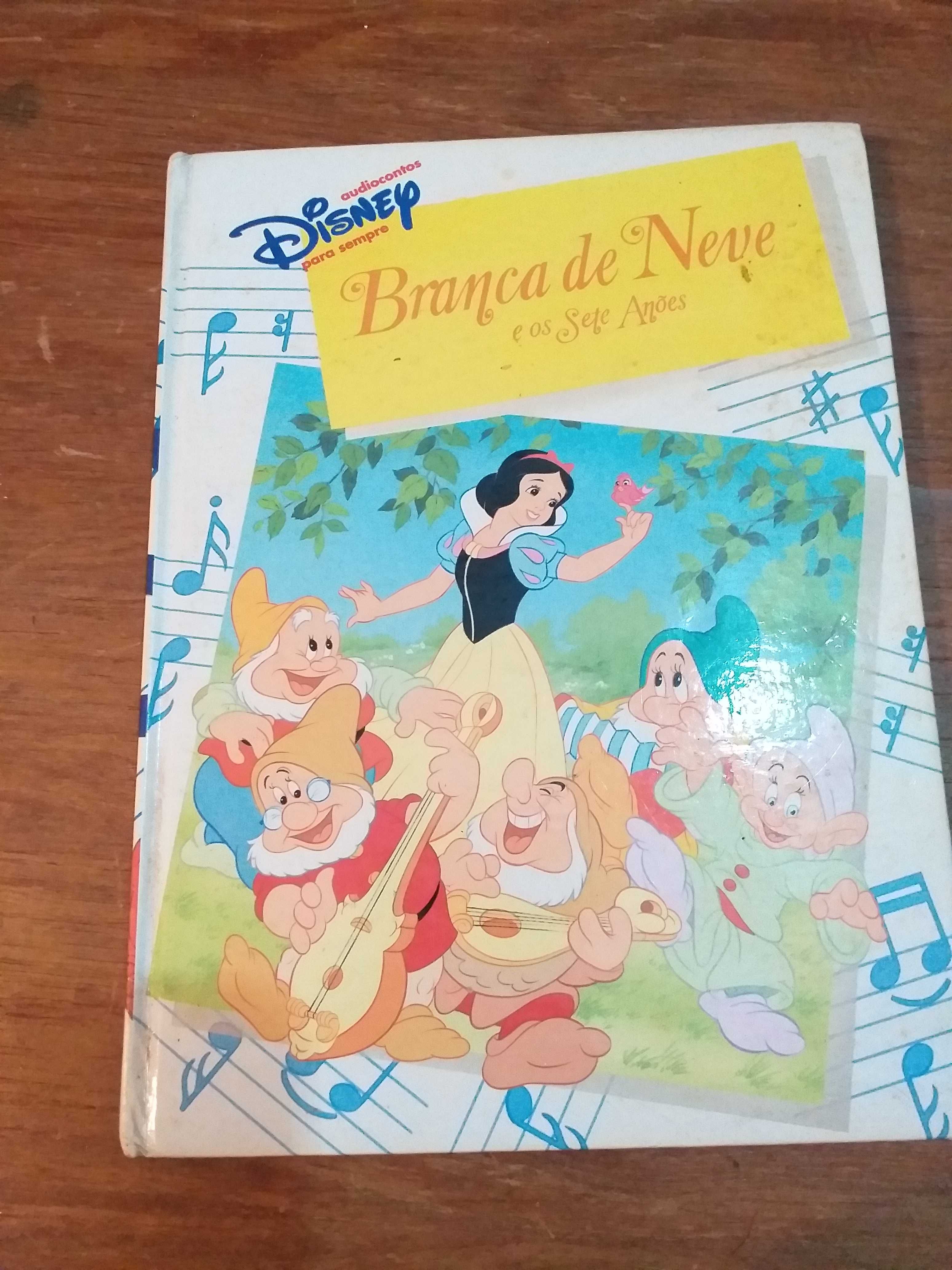 6 livros antigos DISNEY