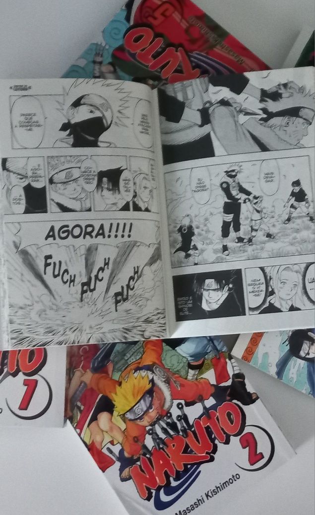 Mangá Naruto 1-7 [vendidos: 4, 5, 6 e 7]