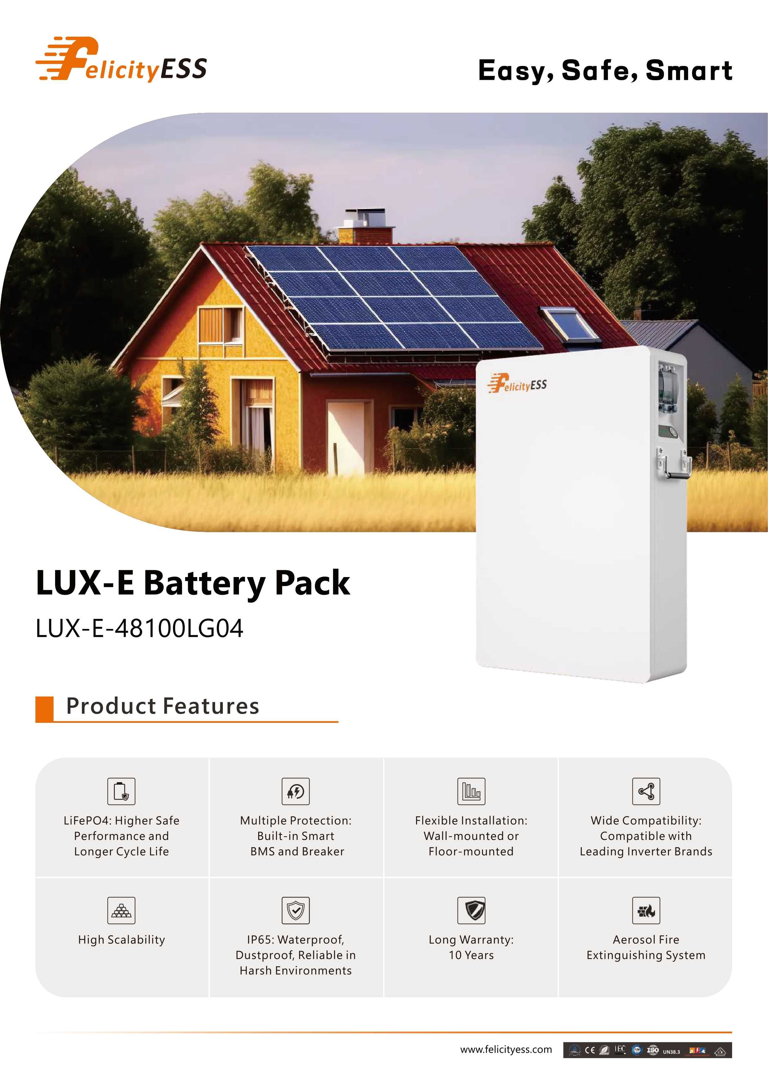 Instalacja fotowoltaiczna 8kW Longi magazyn energii 5kWh Felicity