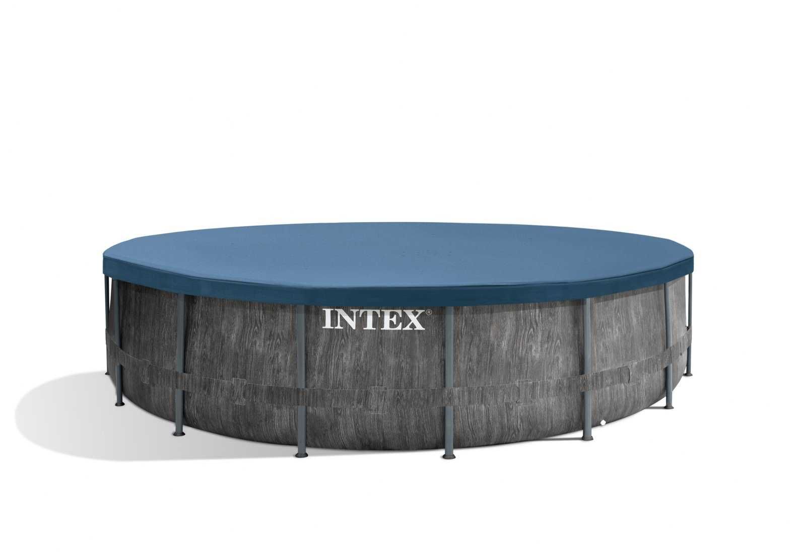 Duży Basen Stelażowy Ogrodowy INTEX 549x122 cm pompa drabina NOWY !!!