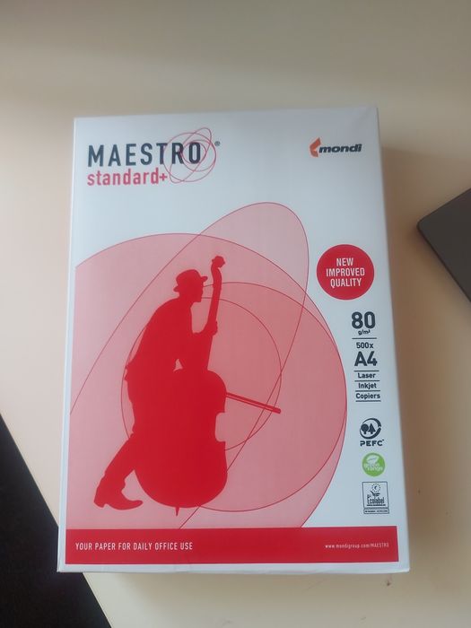 Маэстро Maestro 500шт бумага А4 плотность 80