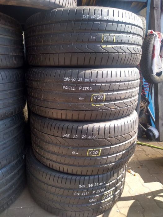 Tył 315 35 21 111Y, Przód 285 40 21 109Y  Producent: Pirelli P Zero Nr K20