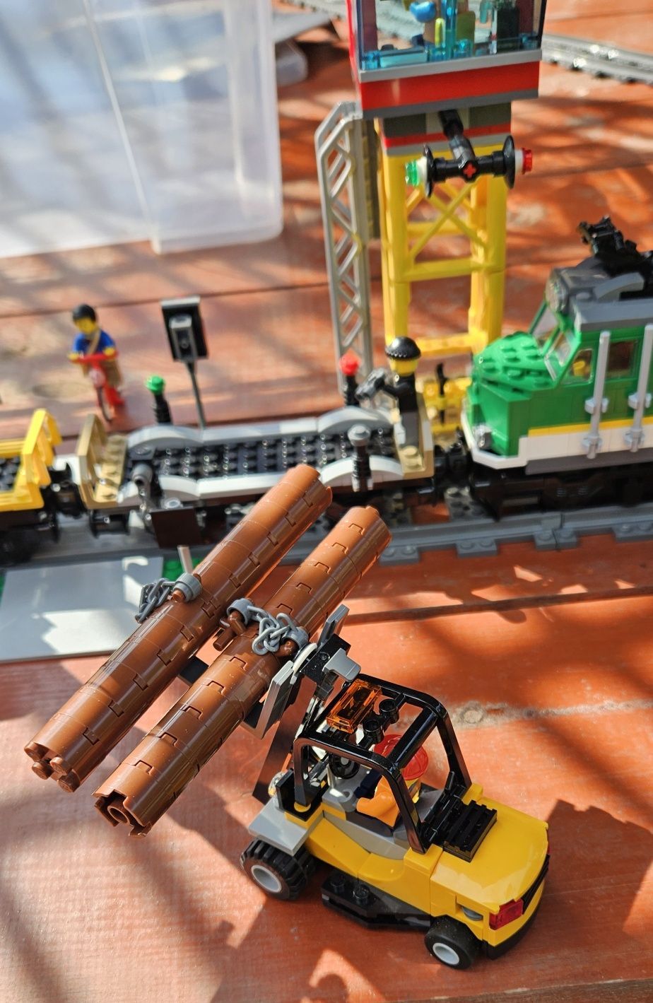 Lego city 60051 i 60198 plus tory pociąg ciuchcia