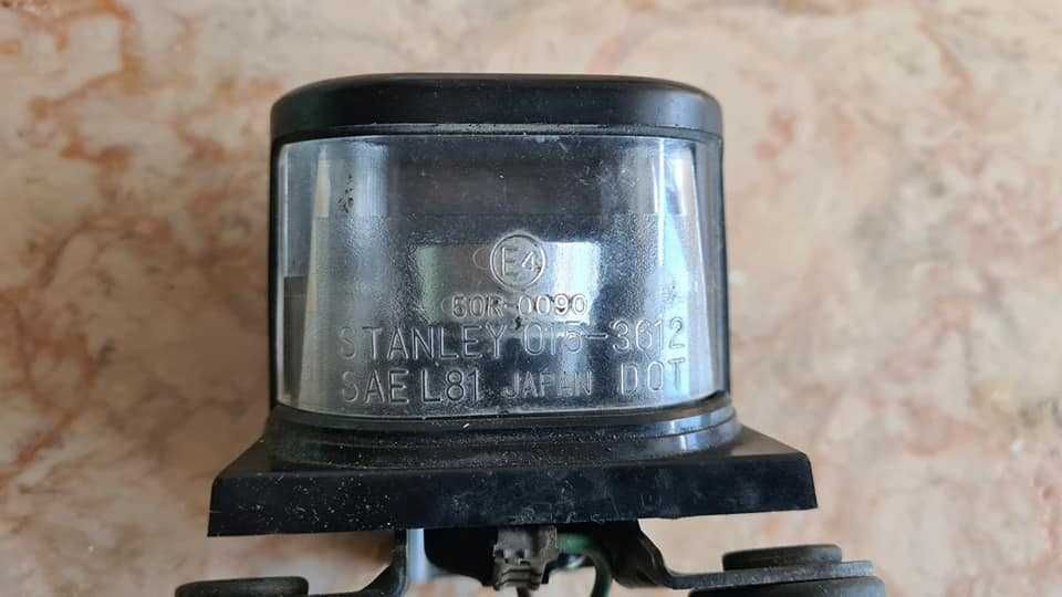 Luz farolim da matrícula Stanley para Honda