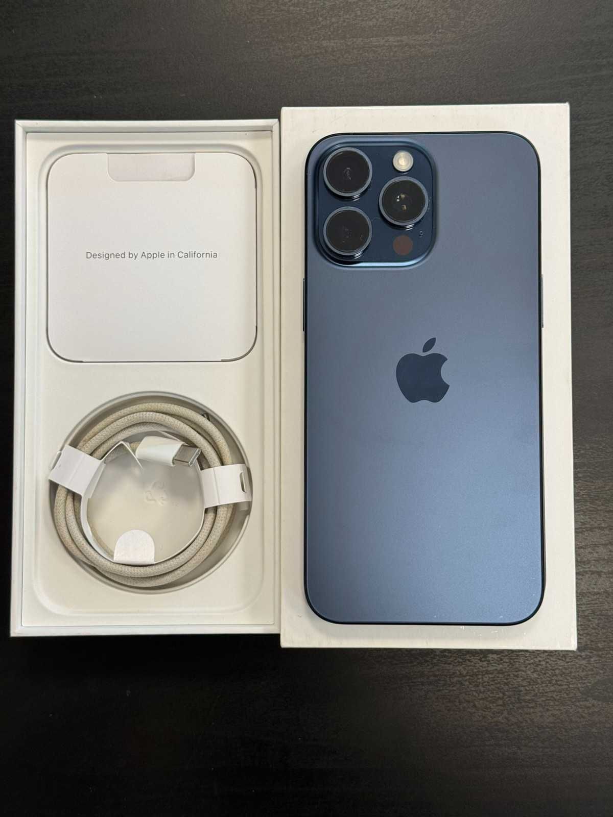 iPhone 15 pro max 256GB w kolorze Blue Titanium