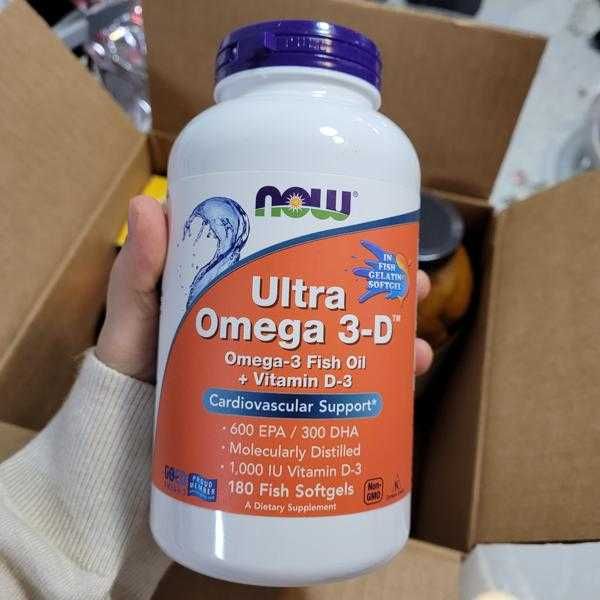 Ультра Омега 3 EPA/DHA 900 мг в одной капсуле, США, Ultra Omega 3D