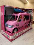 Samochód kamper lalka barbie kajak kemping akcesoria Camping car kidwa
