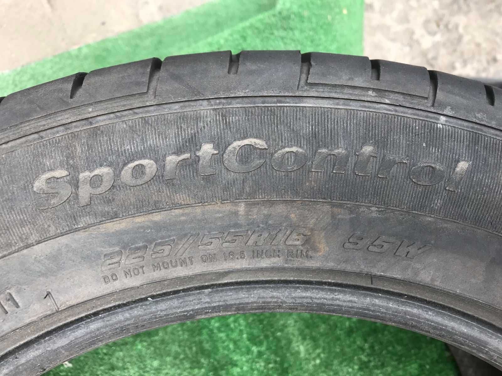 Шини Fulda 225/55r16 Пара літо б/у склад Оригінал