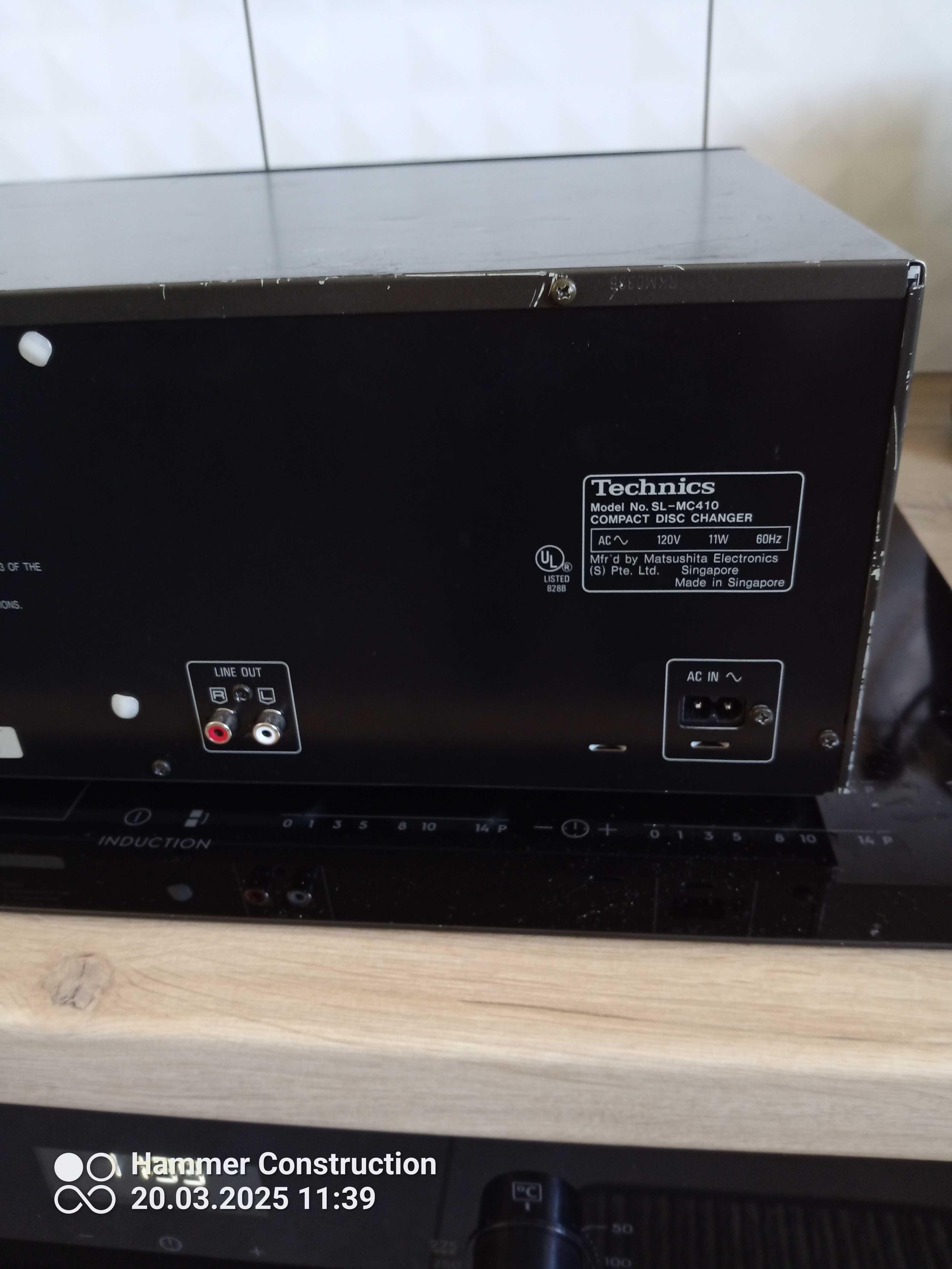 Sprzedam Zmieniarkę Technics SL-MC410 CD-Text