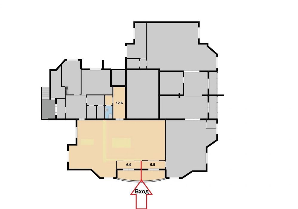Приміщення в р-ні Малого ринку  - 174 кв.м.