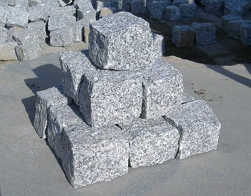 Kostka Granitowa - Strzegom Szara - Czarna Szwed - Czerwona Vanga
