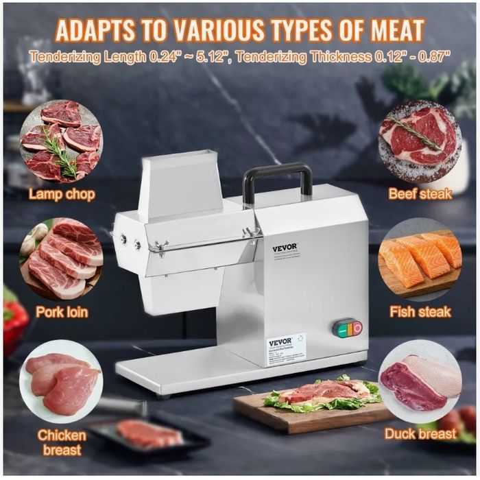 Amaciador de carne comercial
Commercial meat tenderizer