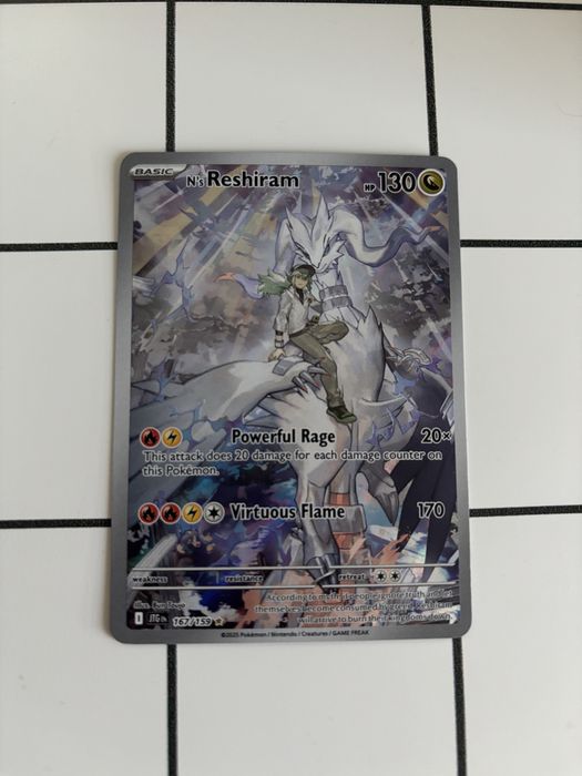 Karta POKEMON TCG N's Reshiram 167/159