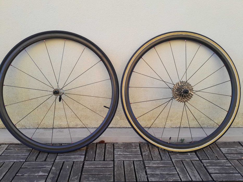 Rodas carbono dura ace( 1250kg par)