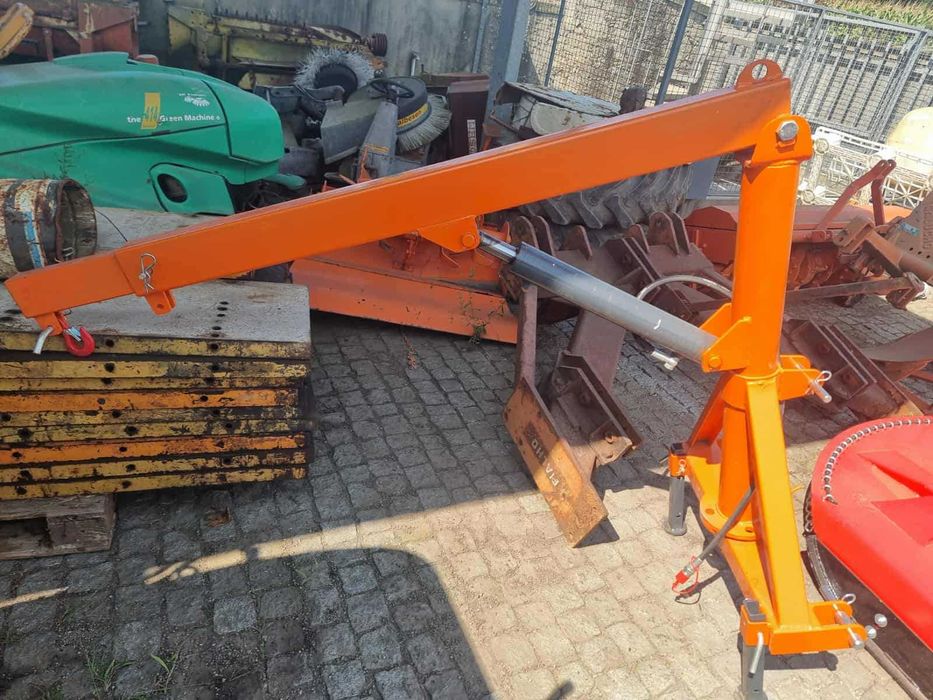 Grua guincho hidraulico  reforçado ,para trator agricola rotativa NOVA