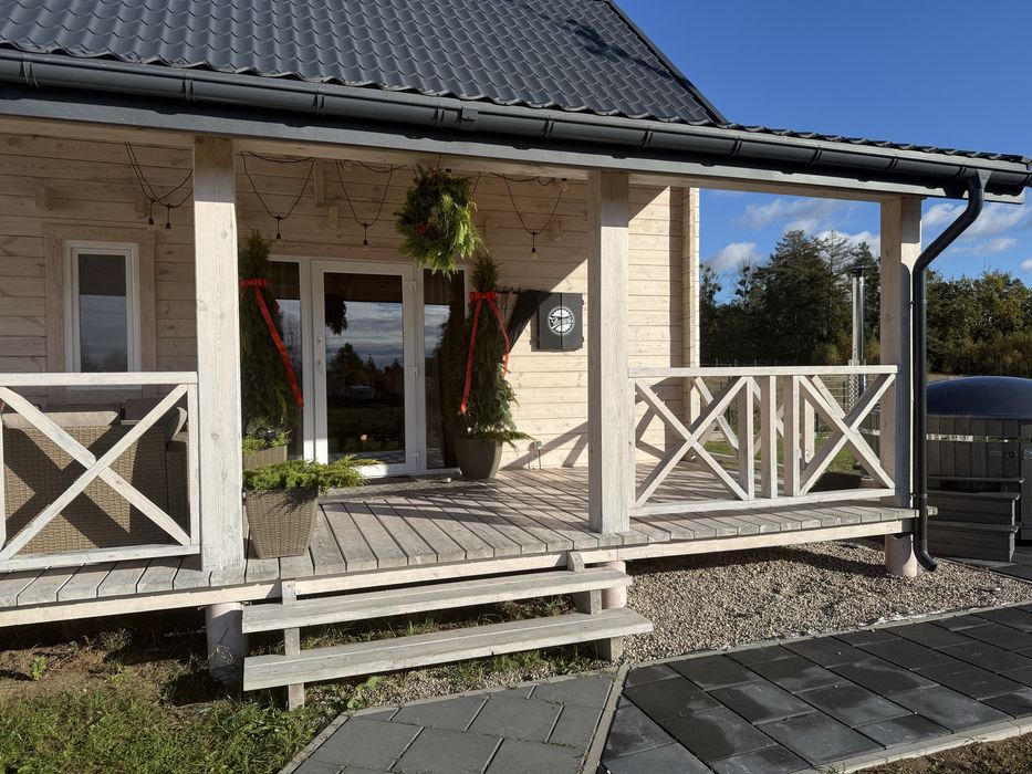 Domek całoroczny - Fuledzianka domki na Mazurach#MAZURY #jacuzzi/bania