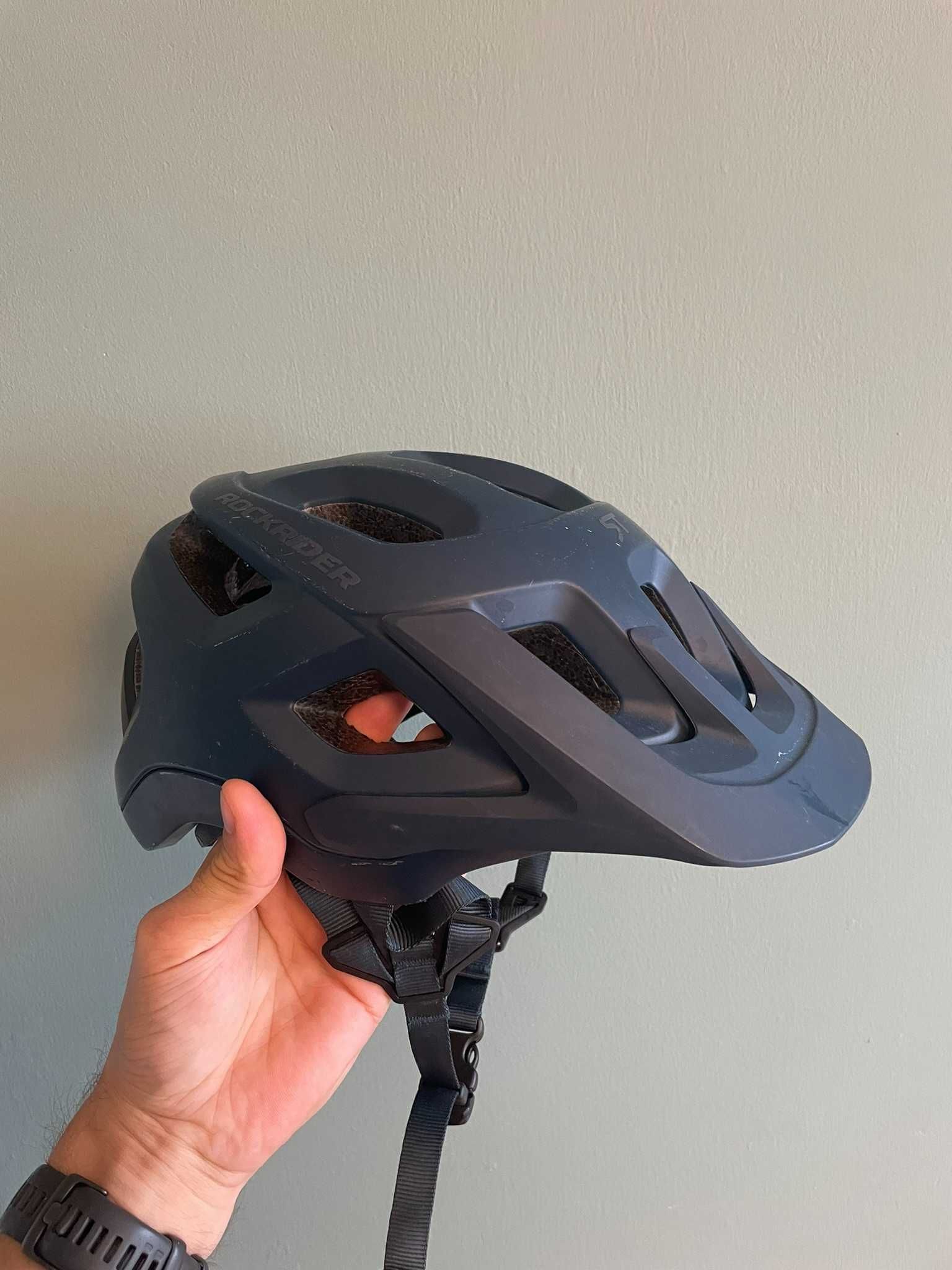 Kask rowerowy MTB Rockrider ST 500 - rozmiar L 59-62 cm