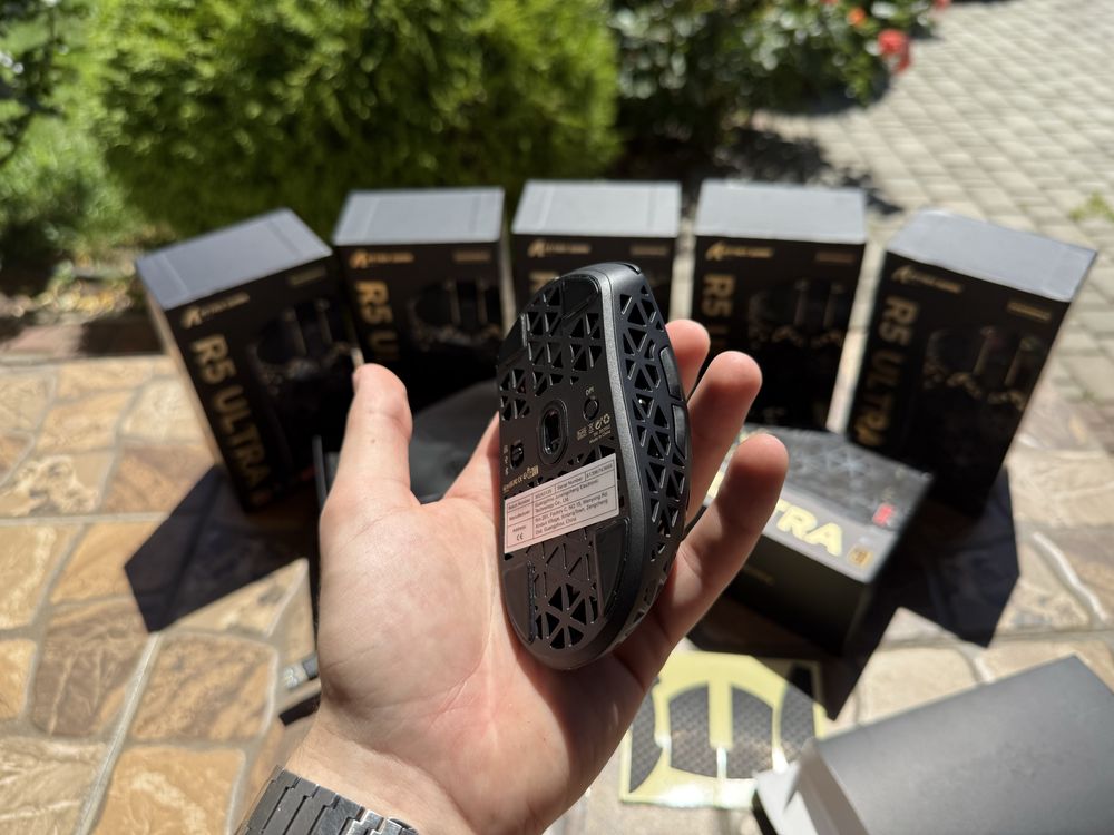 ‼️Attack Shark R5 Ultra 39g, зроблена з карбону‼️ЦІНА ПОСТАЧАЛЬНИКА‼️