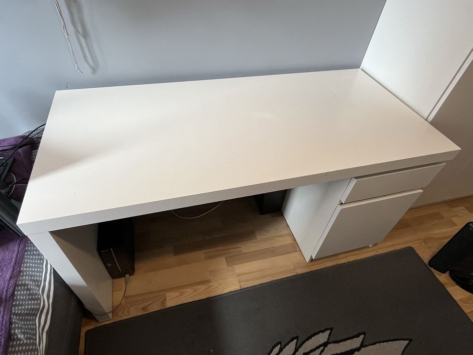 Biurko białe 140cm Malm