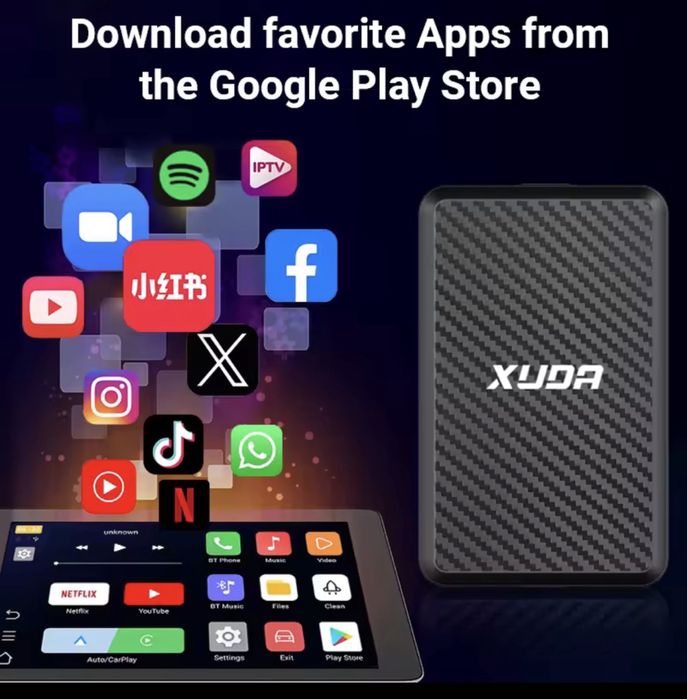 Ai box carplay 4/64gb android 14