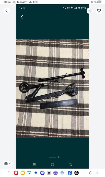 Продам електросамокат на запчасти