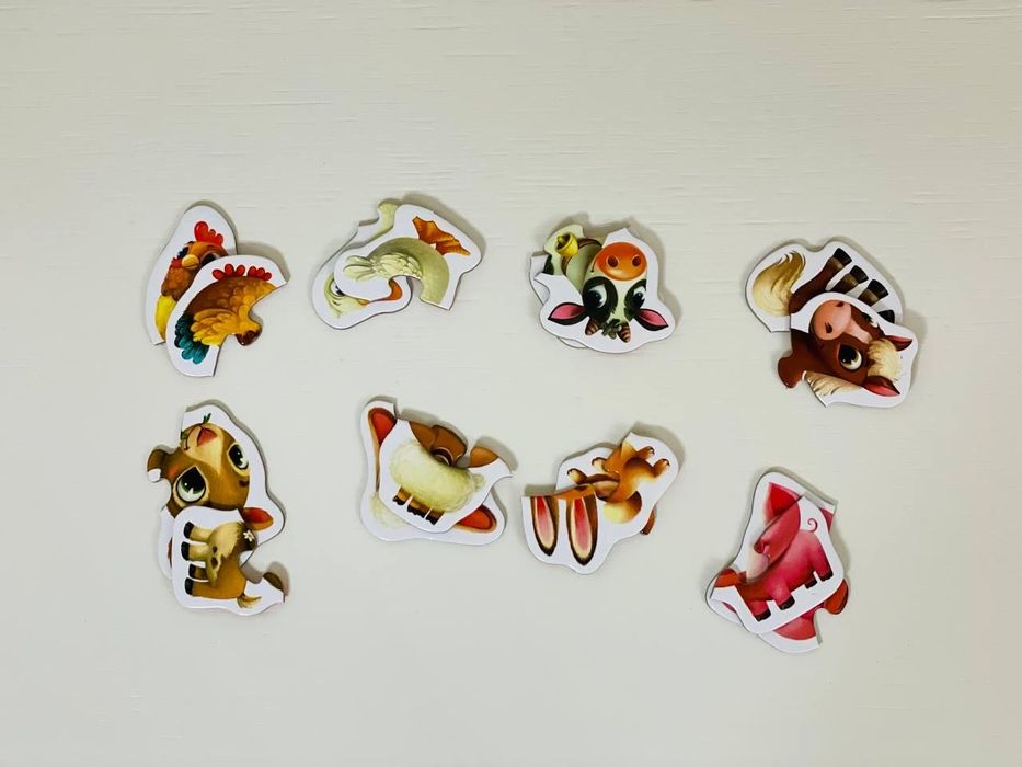 Пазли puzzlika тварини ферми 32x4x8,5 см