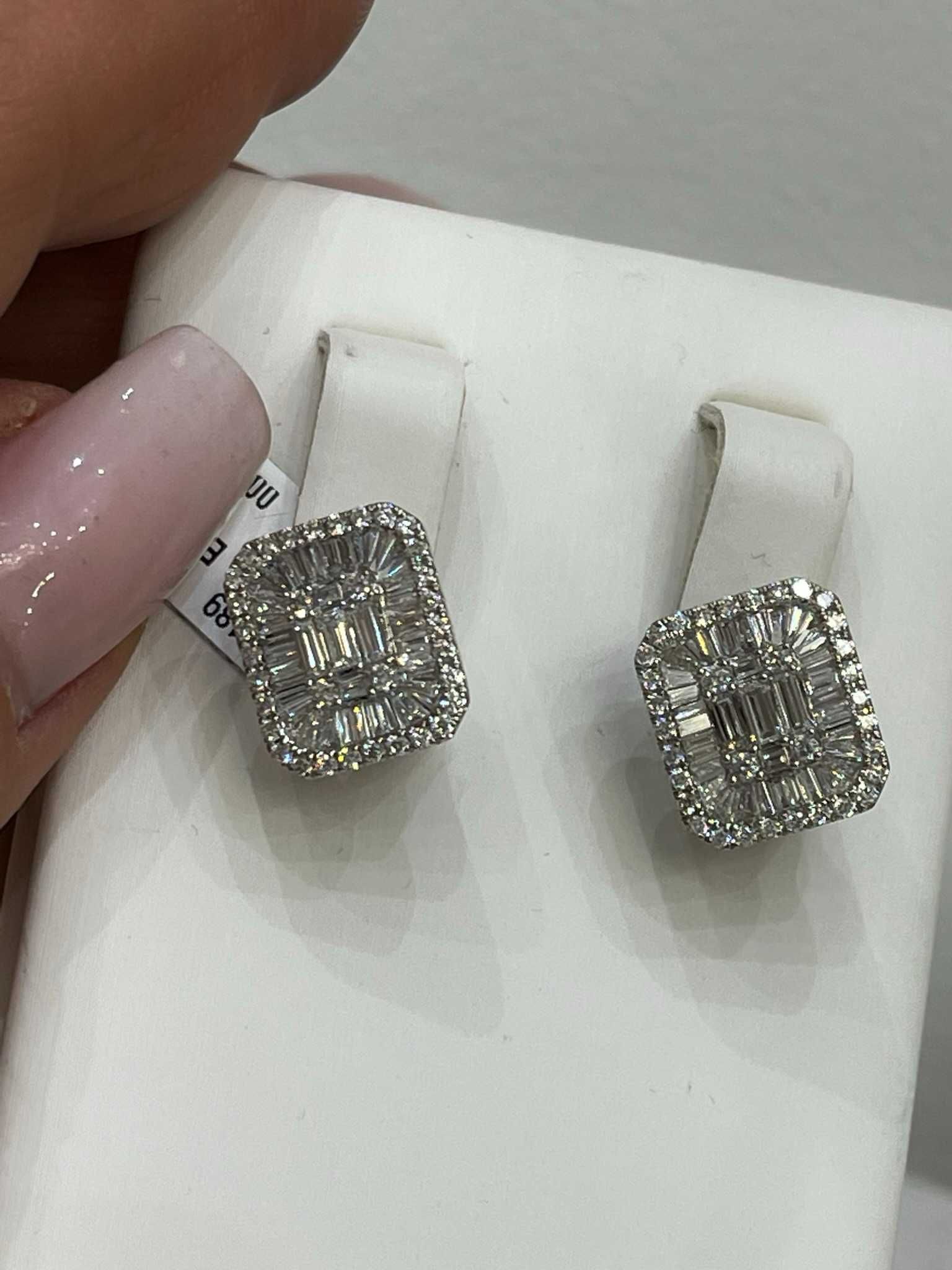 Kolczyki z diamentami Infinity 1.96 CT