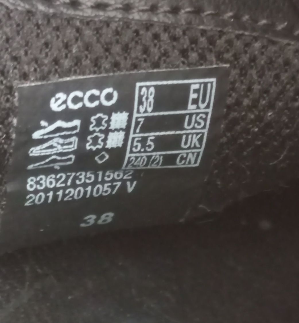 Sneakersy ecco r.38/24cm.