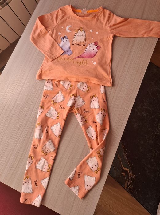 zestaw pomarańczowy dres 104 4-5 lat