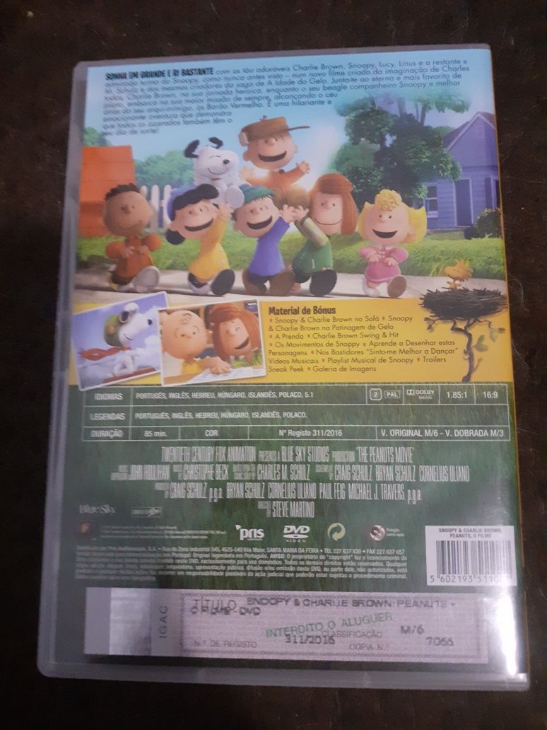 DVD: Snoopy & Charlie Brown - Peanuts, o Filme