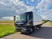 MAN TGM 18.250 Carrier 1950 D/E z Holandii / TOP STAN / 7.5m / 18 palet / winda + drzwi boczne / OKAZJA  Zaczep winda + drzwi boczne / TOP STAN / okazja