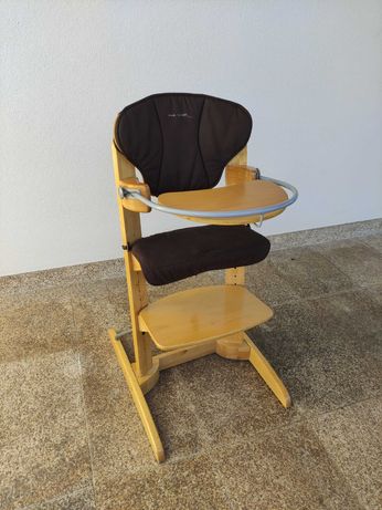 Cadeira de papa Bebeconfort woodline evolutiva - 6M a 10A