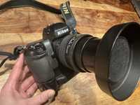 Aparat Nikon F100 + Nikkor 24-120mm + battery grip lustrzanka