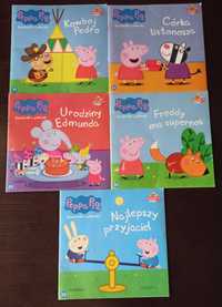 zestaw 5 książeczek Peppa Pig