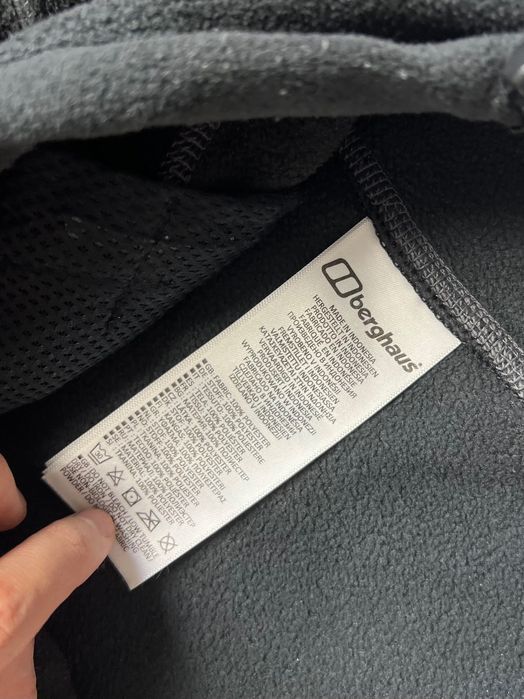 Polar Berghaus black zipped kurtka